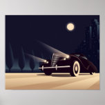 Deco Nights Poster<br><div class="desc">Hurtling into the inky blackness... </div>