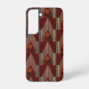 Deco Pattern With Flower And Spire Samsung Galaxy Case