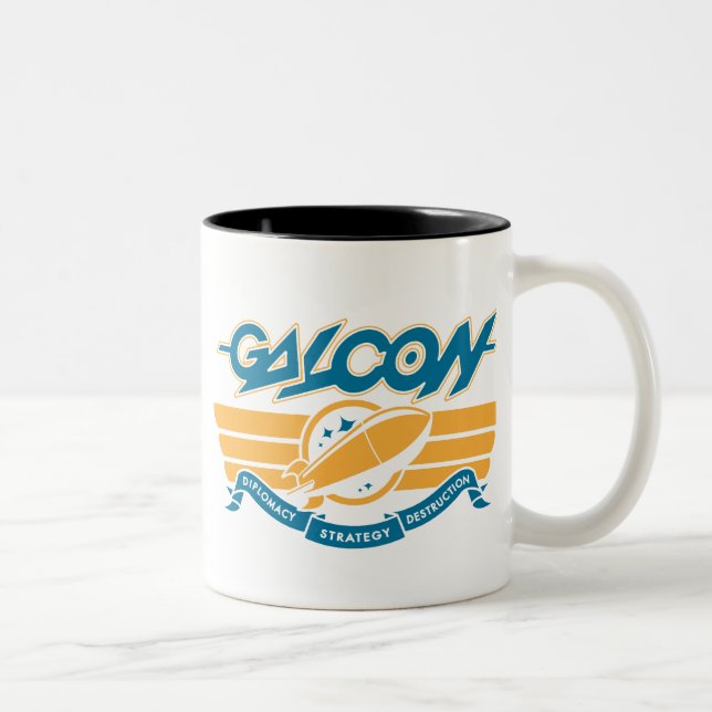 deco_rocket_gold Two-Tone coffee mug (Right)