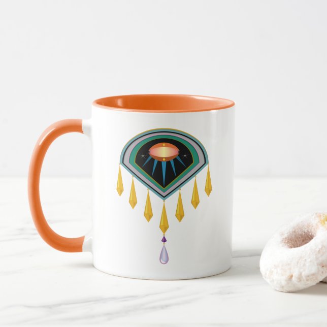 Deco Space Egg Mug 11oz. (With Donut)