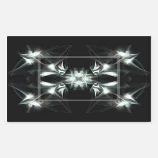 Deco Star Rectangular Sticker