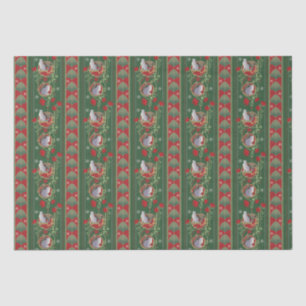 Deco-style Christmas Cats Tissue Paper