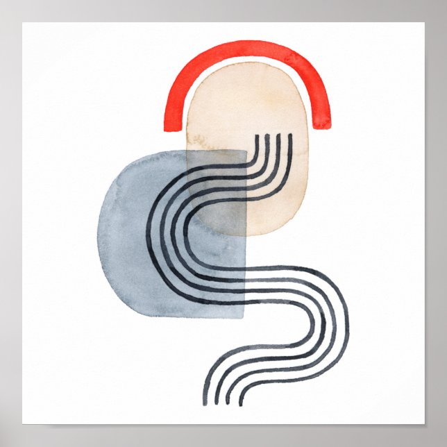 Deco Sunrise IV Poster (Front)