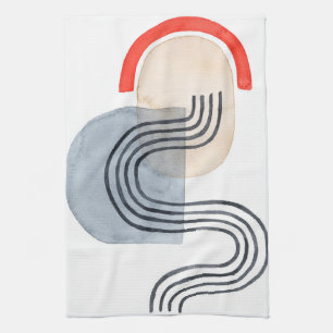Deco Sunrise IV Tea Towel