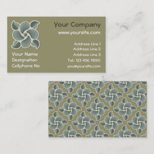 Deco tile 2 business card