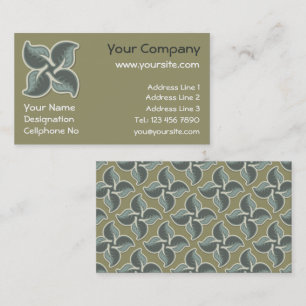 Deco tile 3 business card