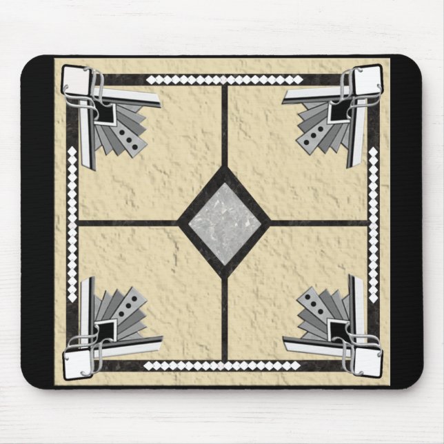 deco tile mouse mat (Front)