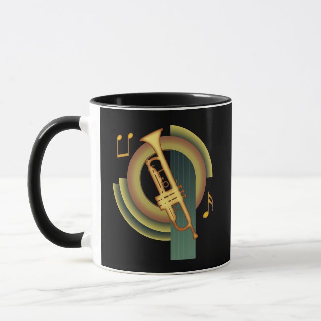 Deco Trumpet Mug (Left)