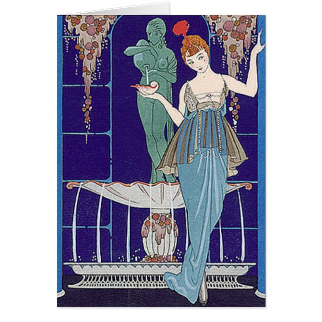 Deco Woman in Blue (Front)
