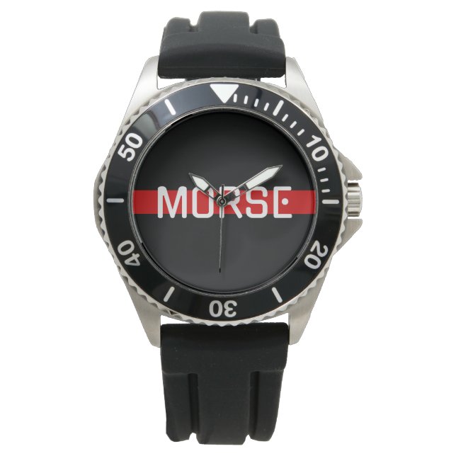 Decoded Time – Morse Inspired Watch (Front)