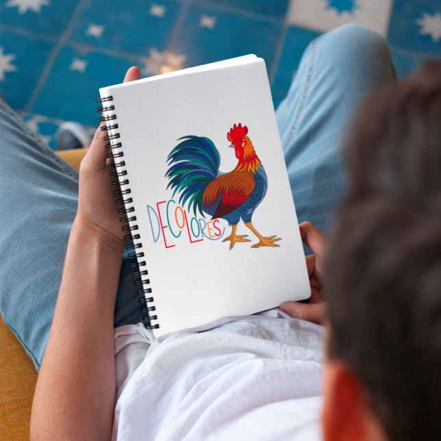 DeColores Cursillo Colourful Rooster Notebook (Creator Uploaded)