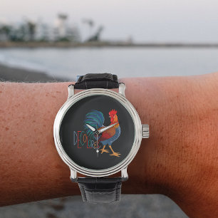 DeColores Cursillo Colourful Rooster Watch