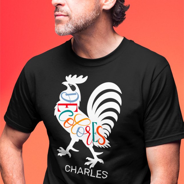 DeColores Cursillo Rooster White Silhouette  T-Shirt (Creator Uploaded)