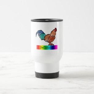 DeColores Rooster Travel Mug