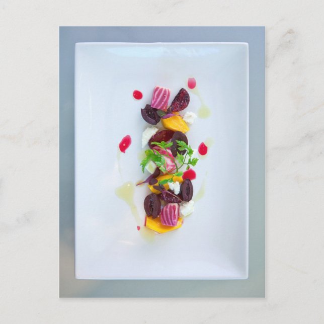 Deconstructed Beet Salad Postcards (Front)