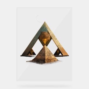 Deconstructed Print Wall Art Acrylic Sign