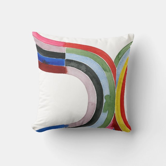 Deconstructed Rainbow - Horizontal Cushion (Front)
