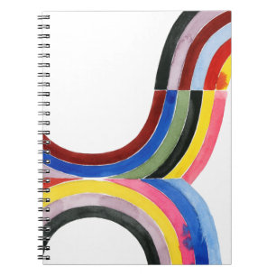 Deconstructed Rainbow - Vertical Notebook