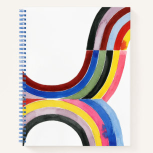 Deconstructed Rainbow - Vertical Notebook