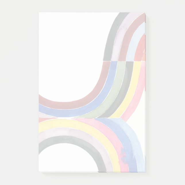 Deconstructed Rainbow - Vertical Post-it Notes (Front)
