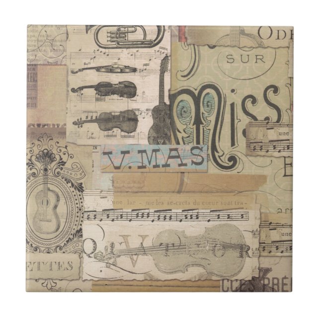 Decopauge Music Tile (Front)