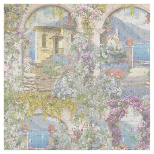 Decor design for an Italian villa Fabric (Close Up)