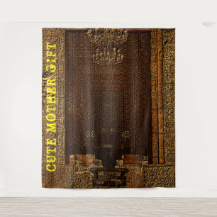 DECOR_Room_CUTE MOTHER GIFT_YELLOW_RMDESIGNFLO55 Tapestry