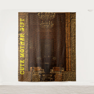 DECOR_Room_CUTE MOTHER GIFT_YELLOW_RMDESIGNFLO55 Tapestry