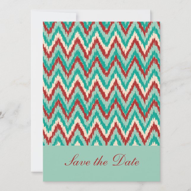Decor Stripes Personalised Invitation - Customised (Front)