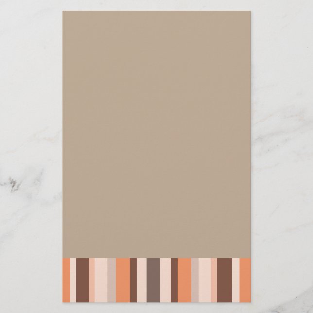Decor Stripes Stationery (Front)