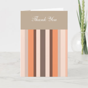 Decor Stripes Thank You Card
