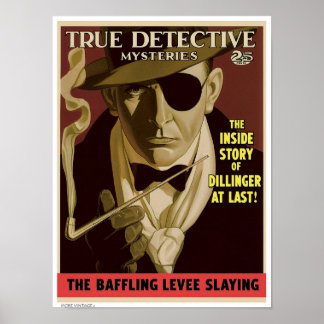 DECOR: TRUE DETECTIVE MAG COVER POSTER