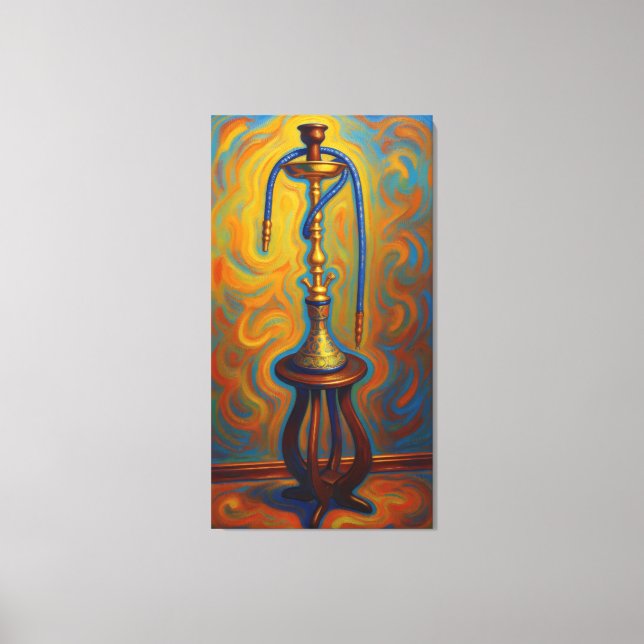 decoración lienzo HOOKAH arte oriental Canvas Print (Front)