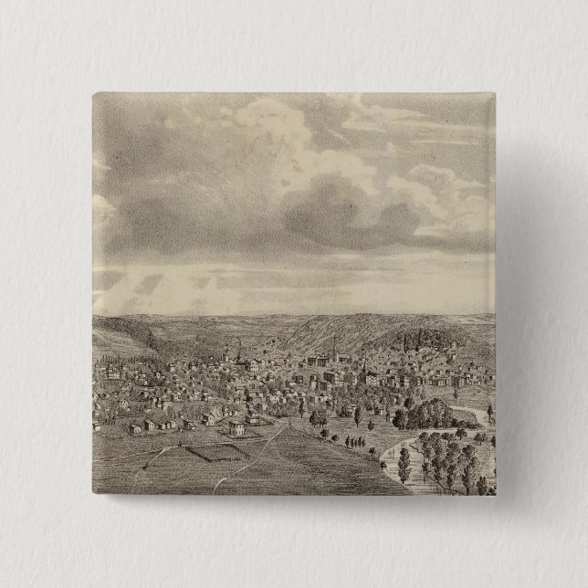 Decorah, Winnesheik Co, Iowa 15 Cm Square Badge (Front)