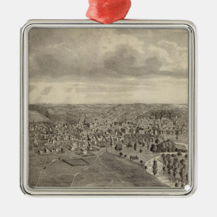 Decorah, Winnesheik Co, Iowa Metal Tree Decoration