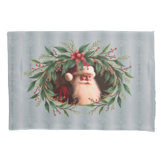 Decorate for holidays via bed pillowcase