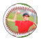 Decorate the Baseball with Photo Name and Number