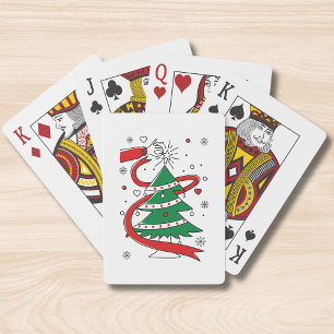 Decorate the Christmas Tree Holiday Playing Cards