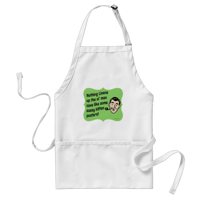Decorate The Man Cave Snarky Guy Standard Apron (Front)