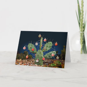 Decorate your Cactus Tree Holiday Card