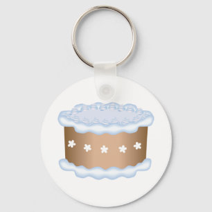 Decorated Cake Key Ring