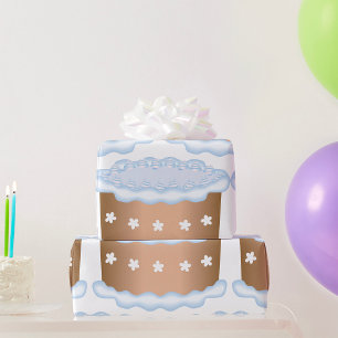 Decorated Cake Wrapping Paper