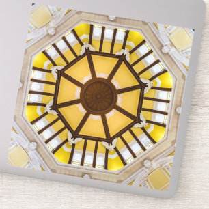 Decorated ceiling at the Tokyo Station