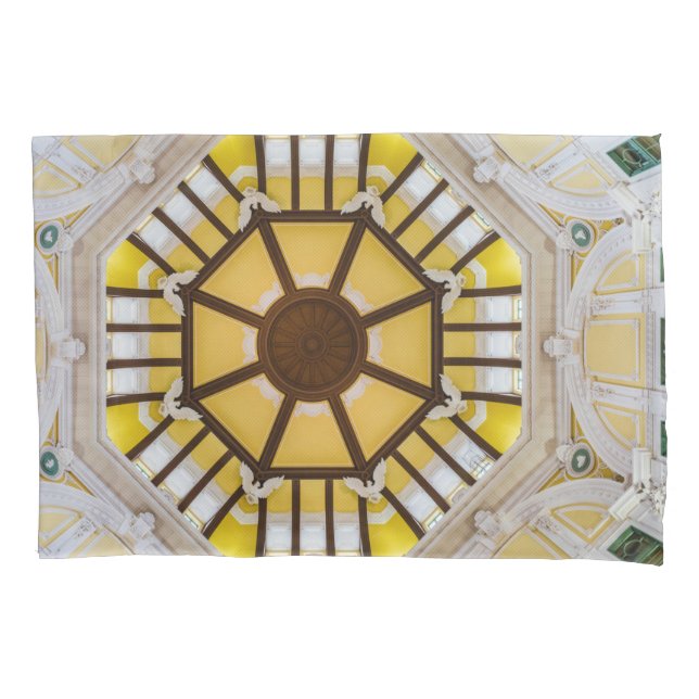 Decorated ceiling at the Tokyo Station Pillowcase (Front)