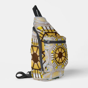 Decorated ceiling at the Tokyo Station Sling Bag