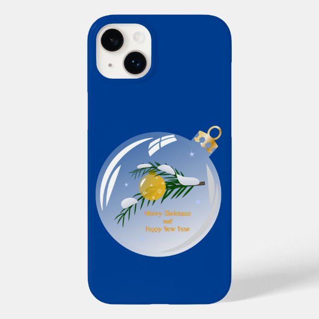 Decorated Christmas branch in bauble  Case-Mate iPhone Case (Back)