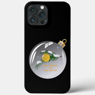 Decorated Christmas branch in bauble  iPhone 13 Pro Max Case