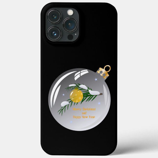 Decorated Christmas branch in bauble  Case-Mate iPhone Case (Back)