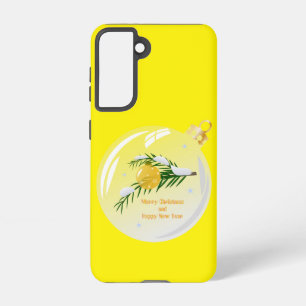 Decorated Christmas branch in bauble  Samsung Galaxy Case