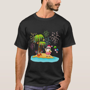 Decorated Christmas Palm Tree Tropical Xmas Coconu T-Shirt
